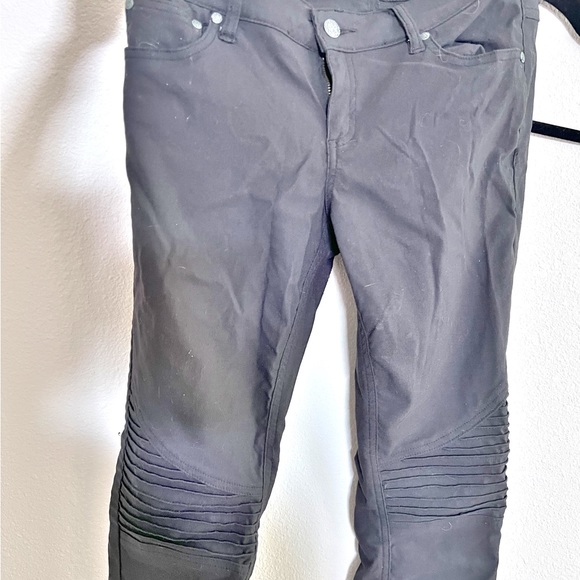 Prana Brenna dark gray moto stretch pants size 4 - Picture 5 of 8
